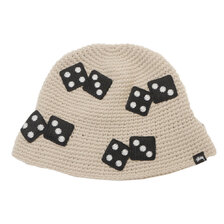 STUSSY BUCKET HAT DICE KNIT画像