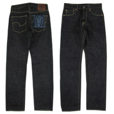 ONI DENIM 初代鬼デニム レギュラーストレート 14oz 緯糸ベージュ 288-14KBE画像