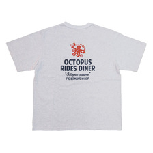 BARNS Tough neck S/S T-shirt OCTOPUS RIDES DINER BR-24271画像