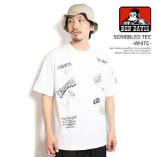 BEN DAVIS SCRIBBLED TEE C-24580023画像