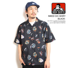 BEN DAVIS INKED O/C SHIRT T-24580031画像