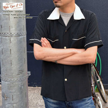 STYLE EYES RAYON BOWLING SHIRT "PIPING" SE39260画像