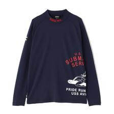 AVIREX GOLF WEAR ノーズアートラグランシャツ 7833230207画像