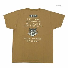 Buzz Rickson's S/S T-SHIRT - 637th TANK DESTROYER BATTALION - BR79436画像