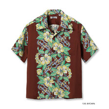 SUN SURF RAYON HAWAIIAN SHIRT &ldquo;BLESSING GIFT FROM HAWAII&rdquo; SS39212画像