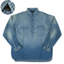 FULLCOUNT Denim Pullover Shirt (24SS) 4083HW画像