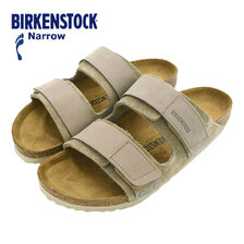 BIRKENSTOCK UJI SUEDE/NUBUCK LEATHER Taupe Narrow 1025695画像