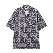 Schott HAWAIIAN SHIRT "GEOMETRIC TRIANGLE" 7824123013画像