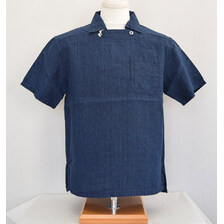 COLIMBO HUNTING GOODS Barkeley Shirt ( Indigo Houndstooth) ZZ-0304画像