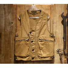FREEWHEELERS FREEWHEELERS LABEL &ldquo;SPEED ENGINEER&rdquo; Vintage Style Military Moleskin 2421004画像