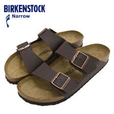BIRKENSTOCK ARIZONA BIRKO-FLOR Dark Brown Narrow 0051703画像
