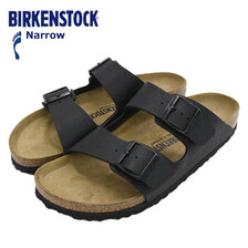 BIRKENSTOCK ARIZONA BIRKO-FLOR Saffiano Black Narrow 1026425画像