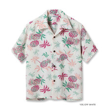 SUN SURF RAYON HAWAIIAN SHIRT &ldquo;PALMS & PINEAPPLE&rdquo; SS39225画像