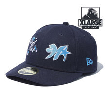 X-LARGE &times; NEW ERA GRAFFITI CAP NAVY 101241051006画像