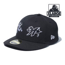 X-LARGE &times; NEW ERA GRAFFITI CAP BLACK 101241051006画像