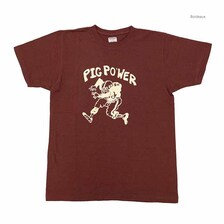 DUBBLE WORKS Lot.33005 PRINTED TEE "PIGPOWER"画像