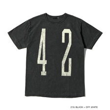 MODUCT PIGMENT DYED &ldquo;UNLUCKY NUMBER&rdquo; T-SHIRT MO77704画像