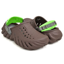 crocs ECHO SANDSTORM CLOG COFFEE / MULTI 210482-2EW画像