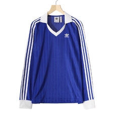 adidas Originals PIQUE LS SEMI LUCID BLUE IX5227画像