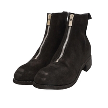 GUIDI PL1 FRONT ZIP BOOTS HORSE REVERSE PL1-HORSE-REVERSE画像