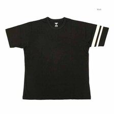 MOMOTARO JEANS 8.5oz. ZIMBABWE COTTON S/S T-SHIRT 出陣ライン MZTS0002画像