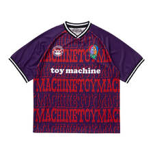 TOY MACHINE Toymachine Soccer Game Shirt S/S V-Neck TMSEST22画像
