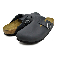 BIRKENSTOCK BOSTON BS (NARROW FIT) BLACK 0059463画像