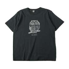 BARNS Pigment Dye Summer S/S Print T-shirt OWL BR-24305画像