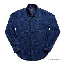 DELUXEWARE WWS-29L PATTERNED INDIGO画像