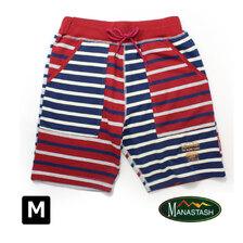 MANASTASH SWEAT BORDER SHORTS 7146027画像