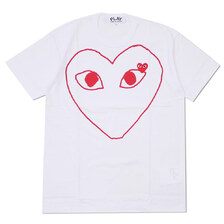 PLAY COMME des GARCONS OUTLINE HEART TEE AX-T100-051画像