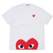 PLAY COMME des GARCONS HEM HEART TEE AX-T034-051画像