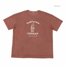 BARNS Pigment Dye Heavy Weight S/S Print T-shirt BARNS BEAR BR-24303画像