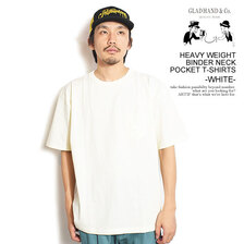 GLAD HAND HEAVY WEIGHT BINDER NECK POCKET T-SHIRTS画像