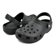 crocs CLASSIC CLOG KIDS BLACK 206991-001画像