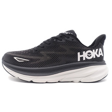 HOKA CLIFTON 9 BLACK/WHITE 1127896-BWHT画像