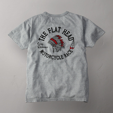 THE FLAT HEAD T-SHIRT - MOTORCYCLE RACE FN-THC-048画像