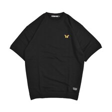 DOUBLE STEAL Butterfly Wappen S/S Crew Sweat 942-15022画像
