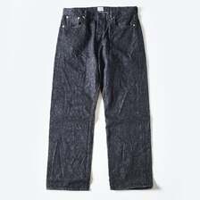 POST OVERALLS #1382-12DB No.1 Five Pocket : 12oz. selvedge denim black画像