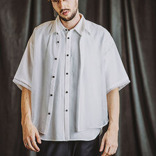 NO ID. レイヤードシアーハーフスリーブSH 855006-814S画像