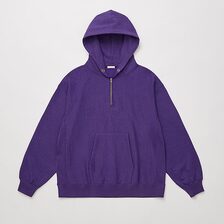 ULTERIOR FADED SILKY TERRY RW HALF ZIP HOODIE ULCS87-HC125画像