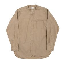Workers Band Collar Shirt, Broadcloth画像