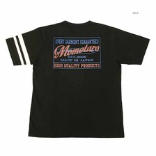 MOMOTARO JEANS 8.5oz. ZIMBABWE COTTON S/S T-SHIRT - NAME TAG - MXTS1102画像