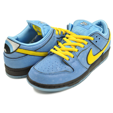 NIKE SB DUNK LOW PRO QS POWERPUFF GIRLS BUBBLES blue chill/deep royal blue FZ8320-400画像