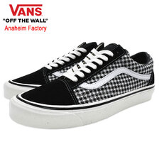 VANS Old Skool 36 DX OG Houndstooth Anaheim Factory VN0A4BW3YER画像