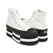CONVERSE ALL STAR CHUNKYBLOCK HI WHITE / BLACK 31312750画像