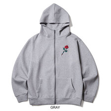 SOFTMACHINE ALONE JERSEY HOODED(ZIP UP JERSEY PARKA)画像