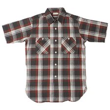 WAREHOUSE Lot 3056 SHORT SLEEVE CHECK WORK SHIRTS B柄(マドラス)画像