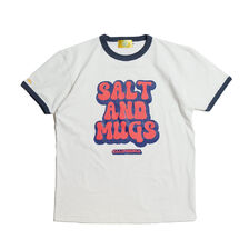 SALT&MUGS 70s Pop Logo Ringer Tee SMSST044画像