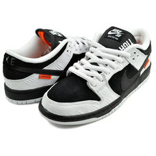 NIKE SB DUNK LOW PRO QS TIGHTBOOTH white/black-safety orange FD2629-100画像